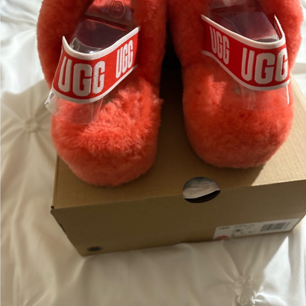 Fluffy slippers